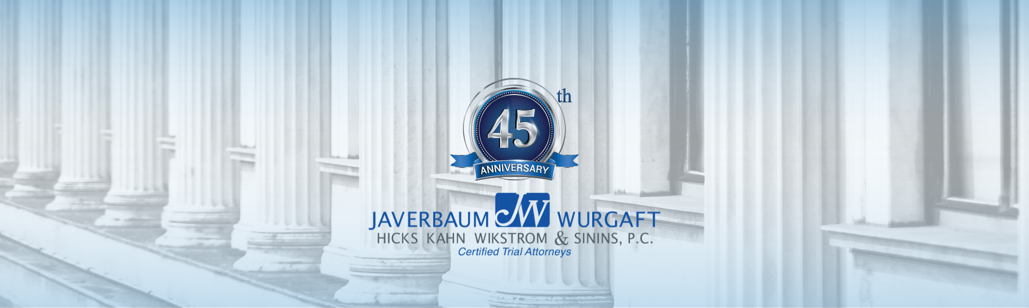 Javerbaum Wurgaft 45th Anniversary Emblem